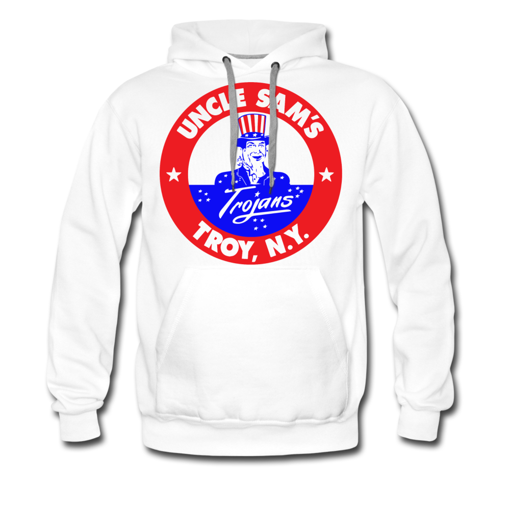 Troy Uncle Sam's Trojans Hoodie (Premium) - white