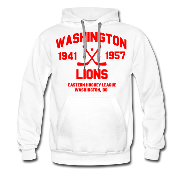 Washington Lions Dated Hoodie (Premium, EHL) - white