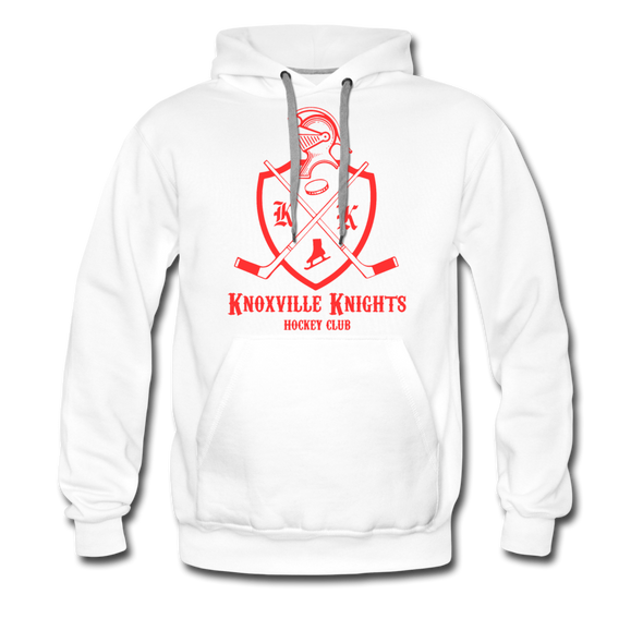 Knoxville Knights Coat of Arms Premium Hoodie - white