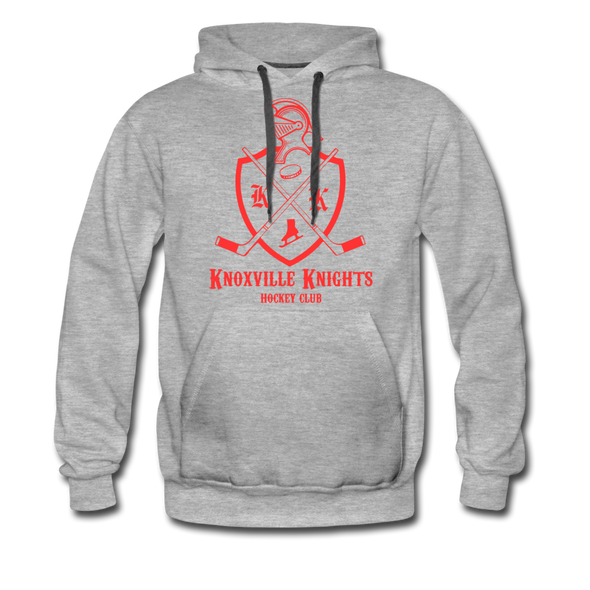 Knoxville Knights Coat of Arms Premium Hoodie - heather gray
