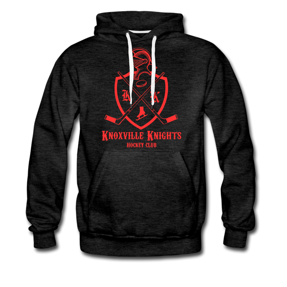 Knoxville Knights Coat of Arms Premium Hoodie - charcoal gray