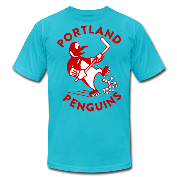 Portland Penguins T-Shirt ((Premium) - turquoise