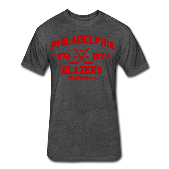 Philadelphia Blazers Dated T-Shirt (WHA) (Premium) - heather black