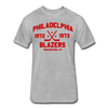 Philadelphia Blazers Dated T-Shirt (WHA) (Premium) - heather gray