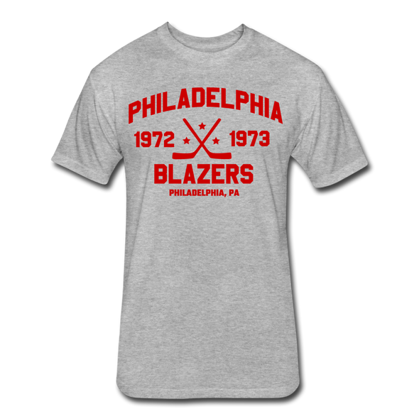 Philadelphia Blazers Dated T-Shirt (WHA) (Premium) - heather gray
