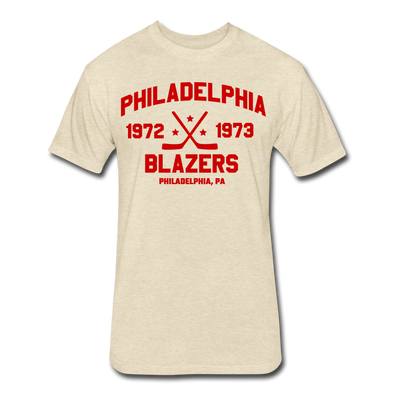 Philadelphia Blazers Dated T-Shirt (WHA) (Premium) - heather cream