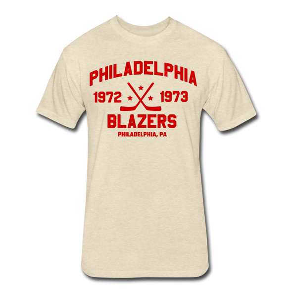 Philadelphia Blazers Dated T-Shirt (WHA) (Premium) - heather cream