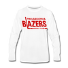 Philadelphia Blazers Text Long Sleeve T-Shirt - white