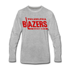 Philadelphia Blazers Text Long Sleeve T-Shirt - heather gray