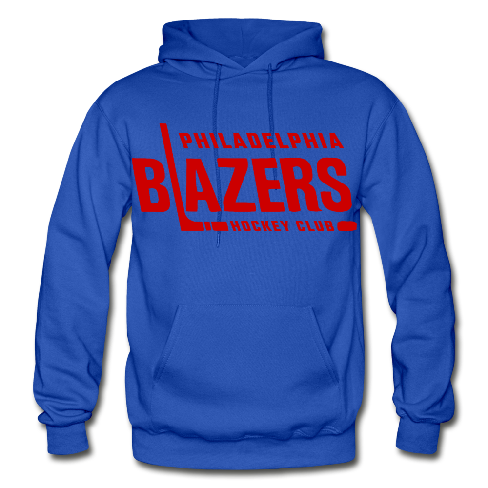 Philadelphia Blazers Text Hoodie - royal blue
