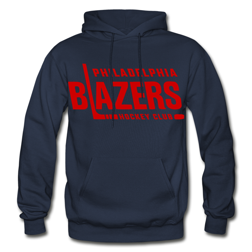 Philadelphia Blazers Text Hoodie - navy