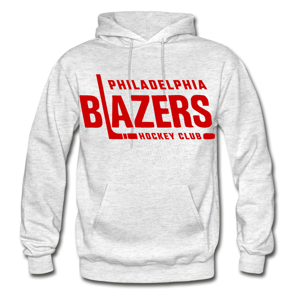 Philadelphia Blazers Text Hoodie - light heather gray