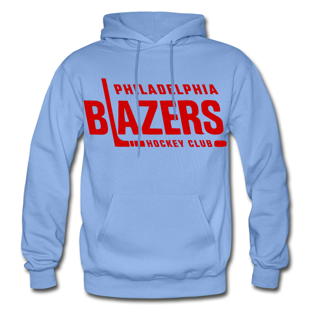 Philadelphia Blazers Text Hoodie - carolina blue