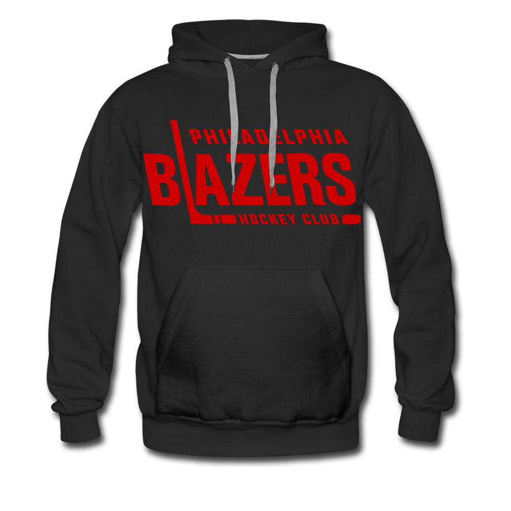 Philadelphia Blazers Text Hoodie (Premium) - black