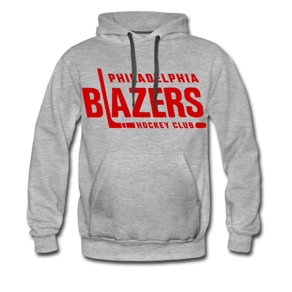 Philadelphia Blazers Text Hoodie (Premium) - heather gray