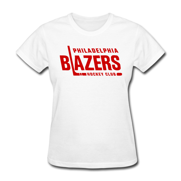 Philadelphia Blazers Text Women's T-Shirt - white
