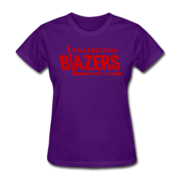 Philadelphia Blazers Text Women's T-Shirt - purple