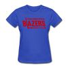 Philadelphia Blazers Text Women's T-Shirt - royal blue