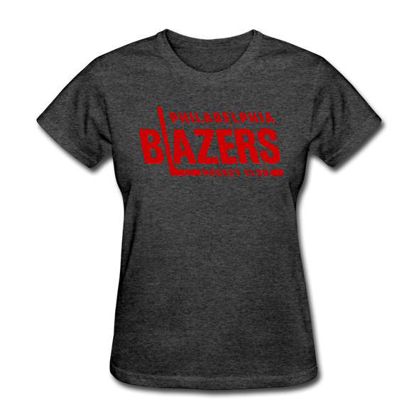 Philadelphia Blazers Text Women's T-Shirt - heather black