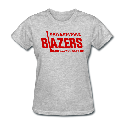 Philadelphia Blazers Text Women's T-Shirt - heather gray
