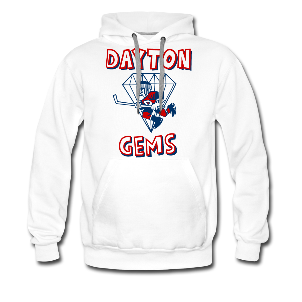 Dayton Gems Hoodie (Premium) - white