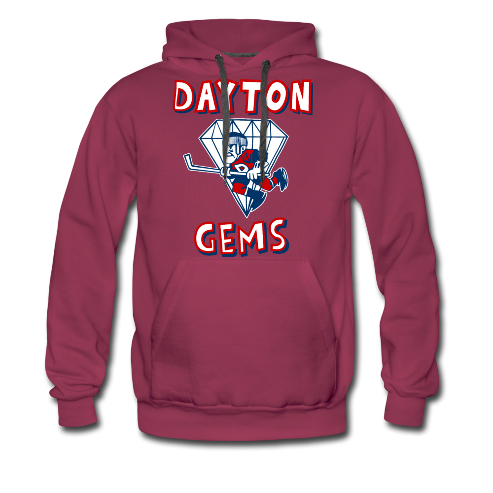 Dayton Gems Hoodie (Premium) - burgundy