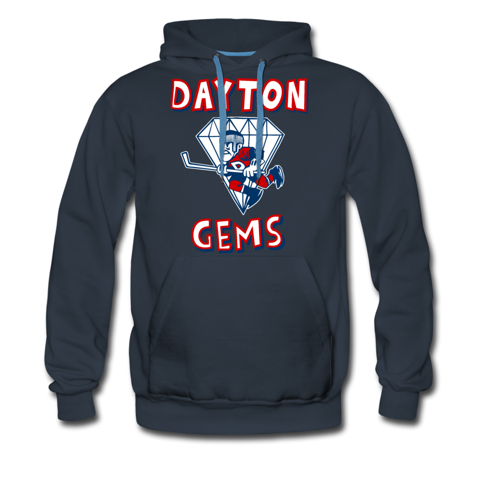 Dayton Gems Hoodie (Premium) - navy
