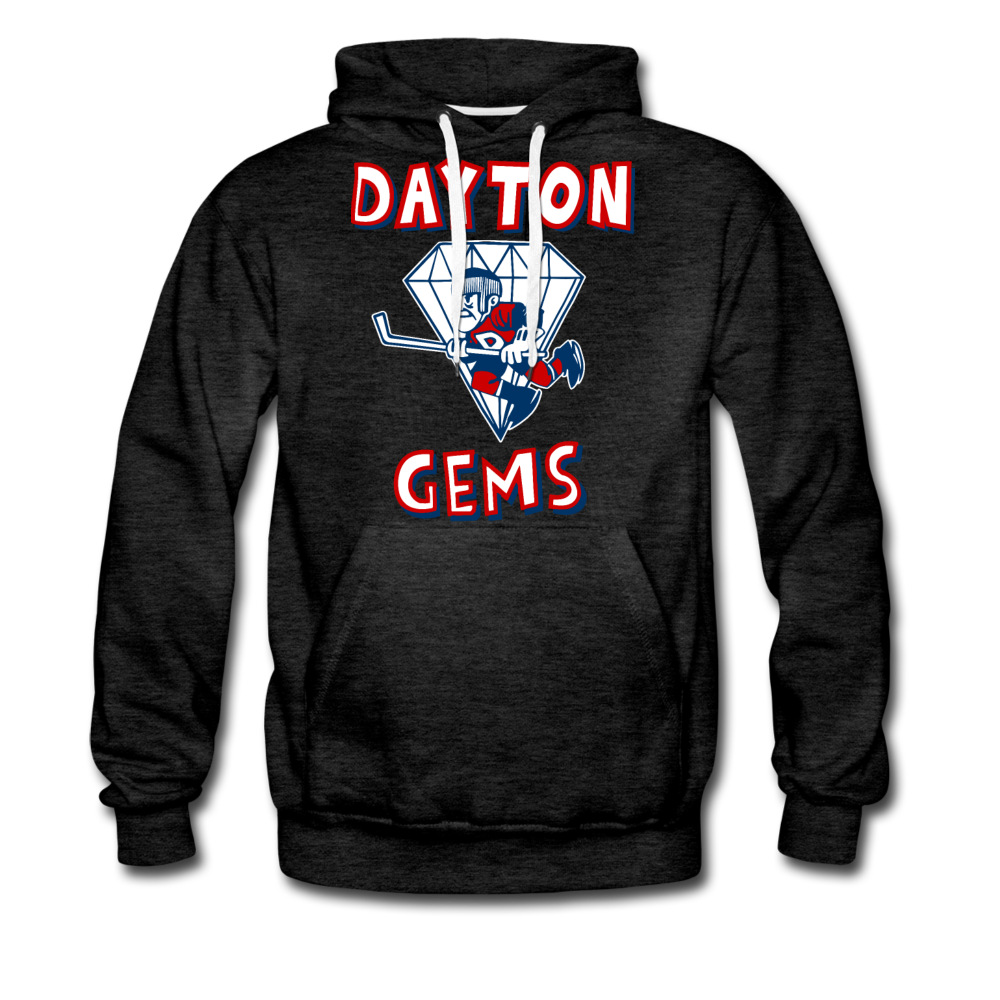 Dayton Gems Hoodie (Premium) - charcoal gray
