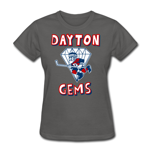 Dayton Gems Women's T-Shirt - charcoal