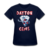 Dayton Gems Women's T-Shirt - navy