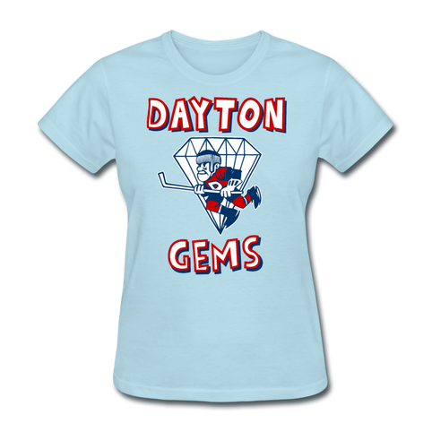 Dayton Gems Women's T-Shirt - powder blue