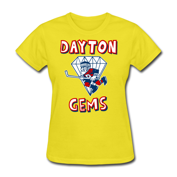 Dayton Gems Women's T-Shirt - yellow