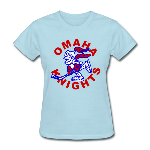 Omaha Knights Women's T-Shirt - powder blue