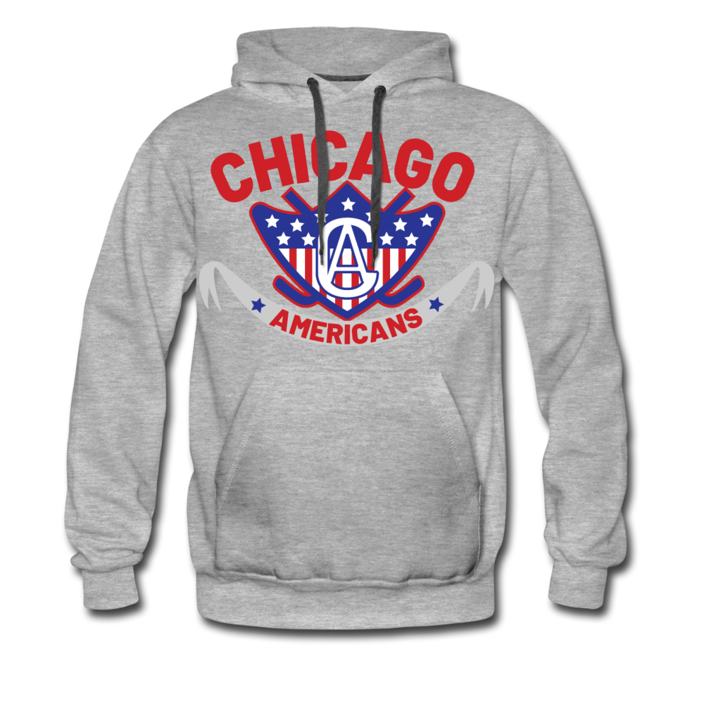 Chicago Americans Hoodie (Premium) - heather gray