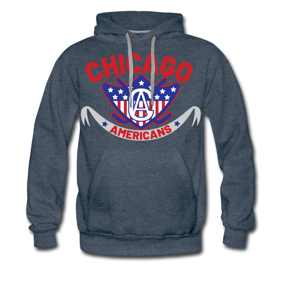 Chicago Americans Hoodie (Premium) - heather denim