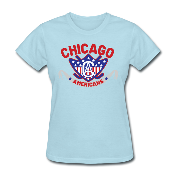 Chicago Americans Women's T-Shirt - powder blue