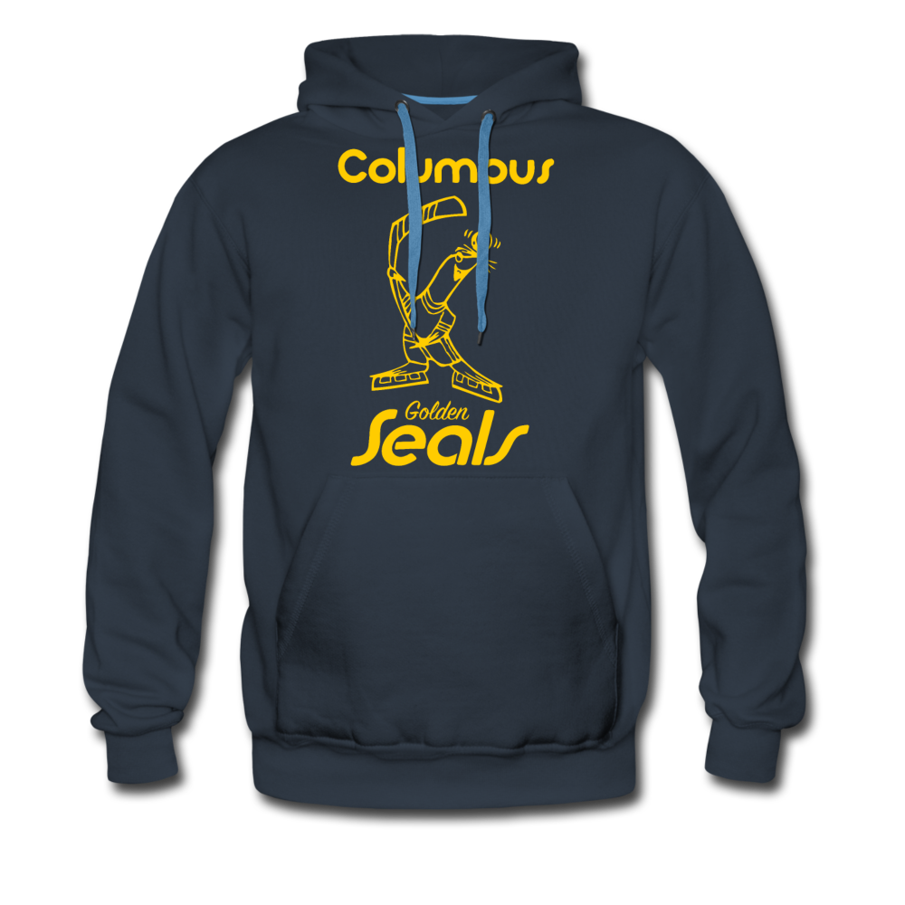 Columbus Golden Seals Hoodie (Premium) - navy