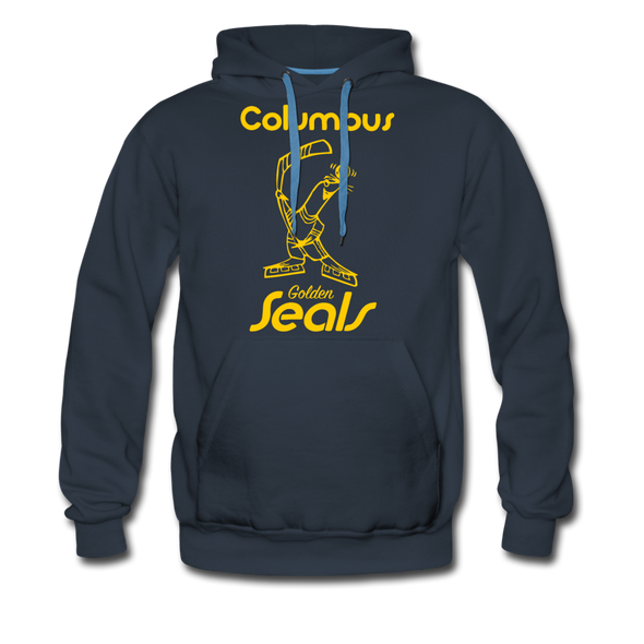 Columbus Golden Seals Hoodie (Premium) - navy