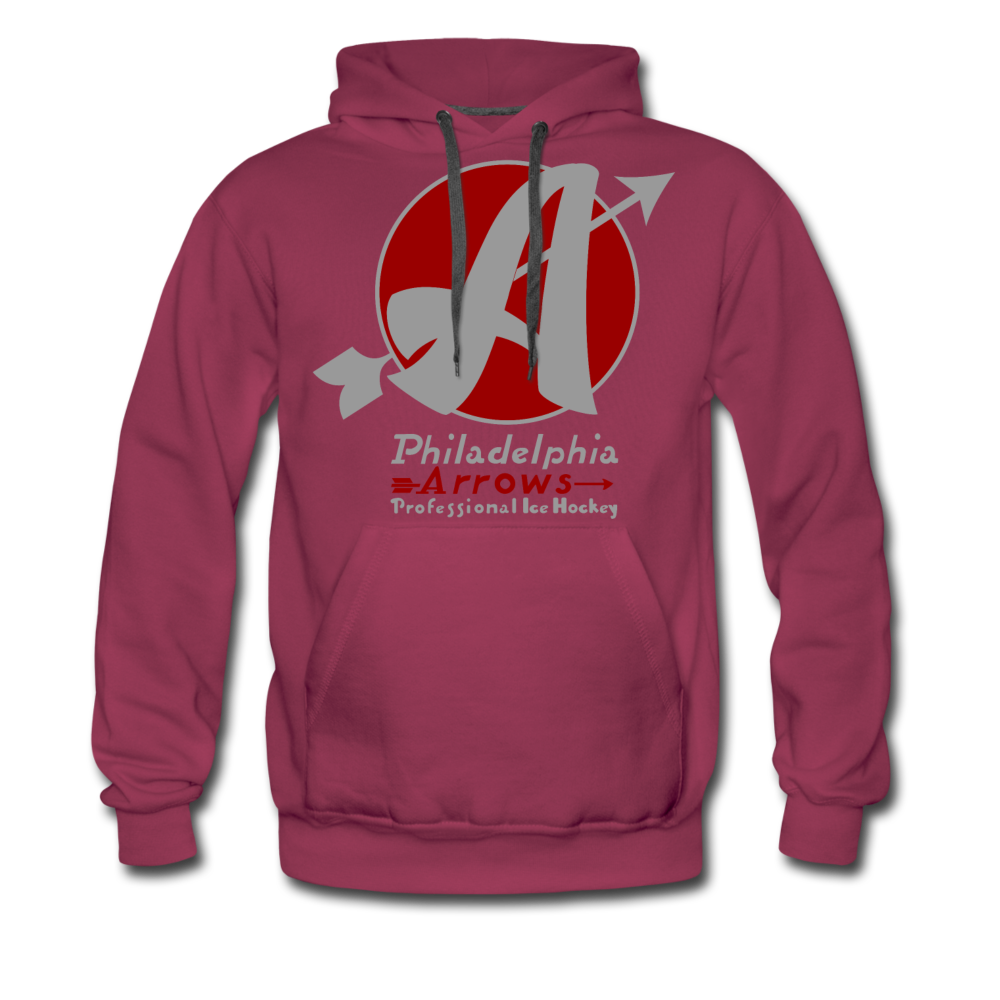 Philadelphia Arrows Hoodie (Premium) - burgundy