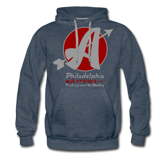 Philadelphia Arrows Hoodie (Premium) - heather denim