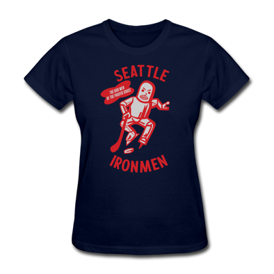 Seattle Ironmen Women's T-Shirt - navy
