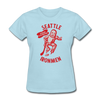 Seattle Ironmen Women's T-Shirt - powder blue