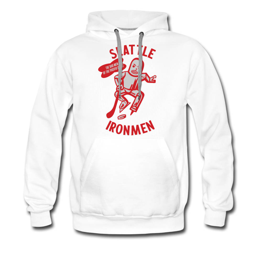 Seattle Ironmen Hoodie (Premium) - white