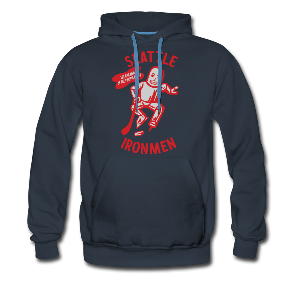 Seattle Ironmen Hoodie (Premium) - navy