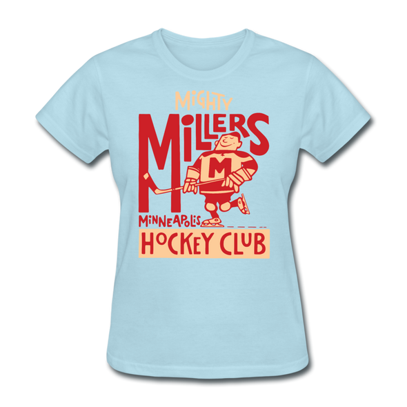 Minneapolis Mighty Millers Women's T-Shirt - powder blue