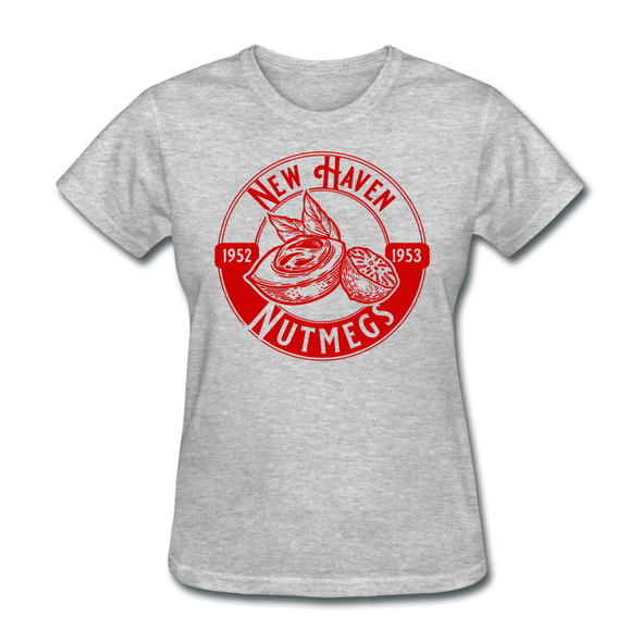 New Haven Nutmegs Women's T-Shirt - heather gray