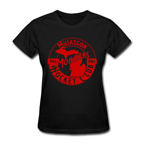 Muskegon Mohawks Women's T-Shirt - black