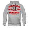 Muskegon Mohawks Dated Hoodie (Premium) - heather gray