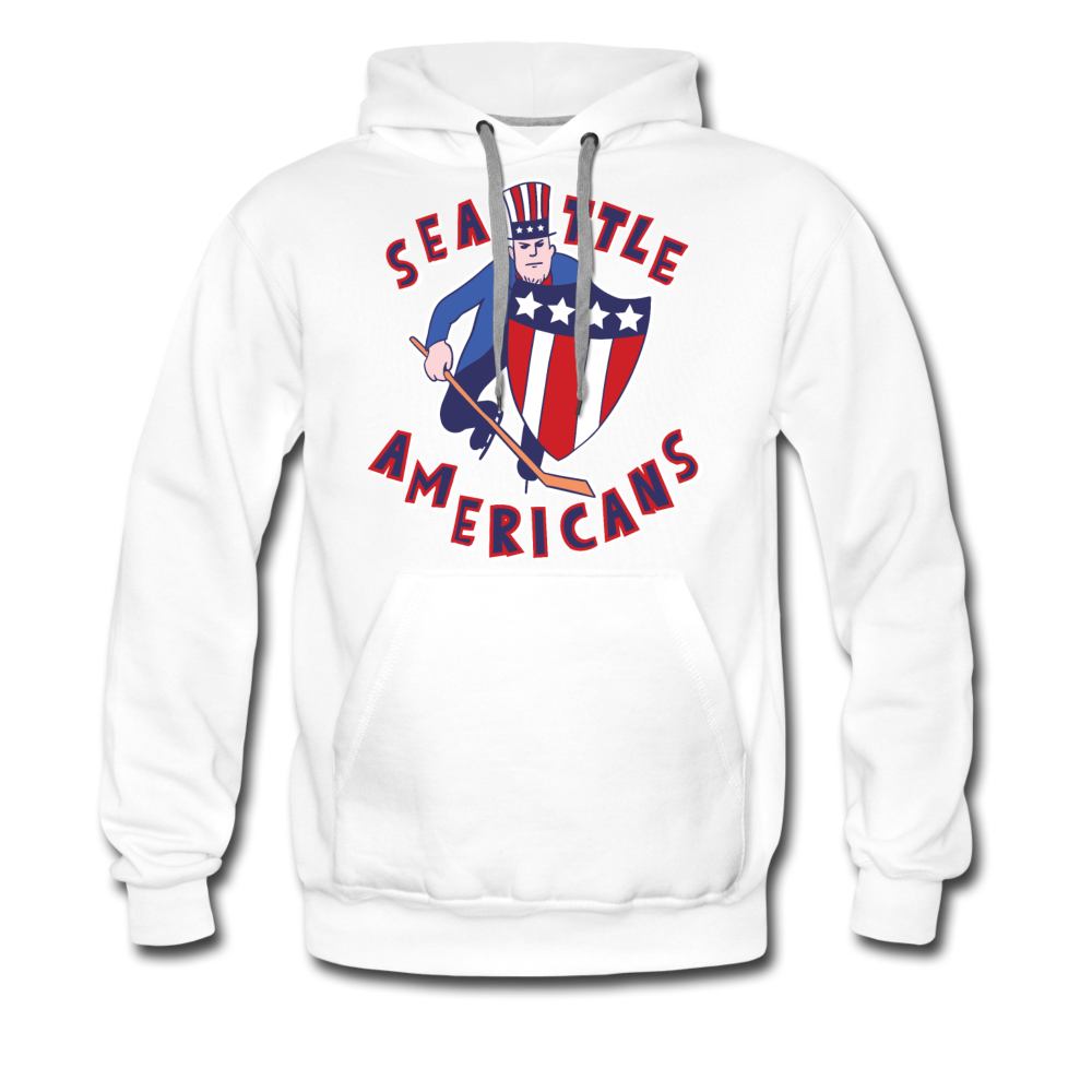 Seattle Americans Hoodie (Premium) - white