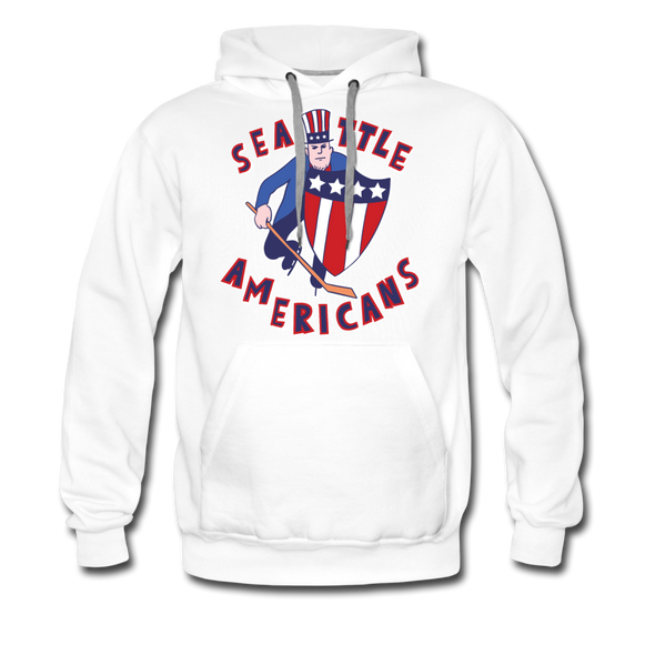 Seattle Americans Hoodie (Premium) - white